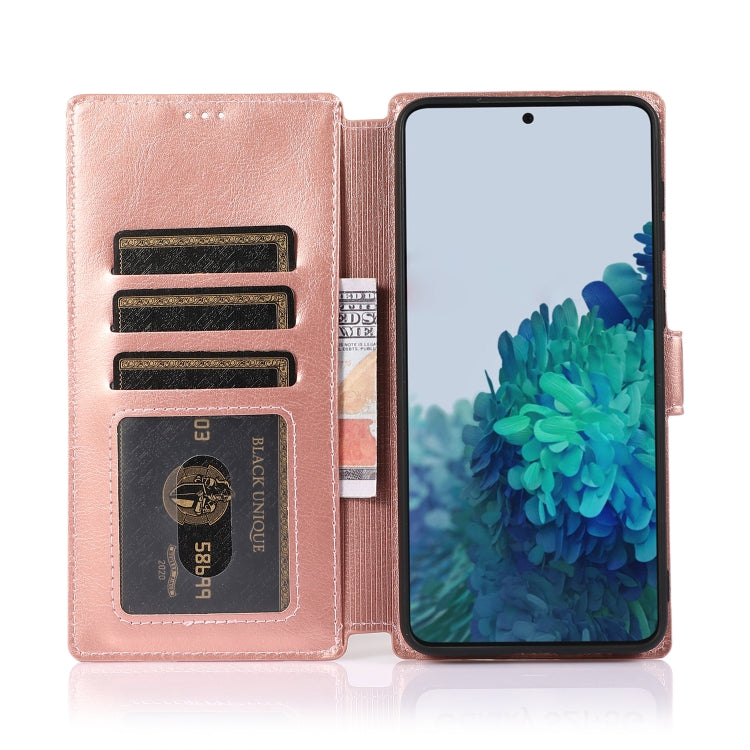 For Samsung Galaxy S21+ 5G Shockproof PU + TPU Leather Phone Case