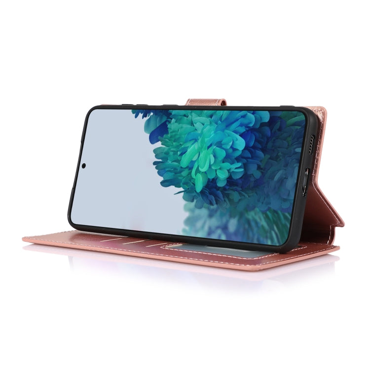 For Samsung Galaxy S21+ 5G Shockproof PU + TPU Leather Phone Case