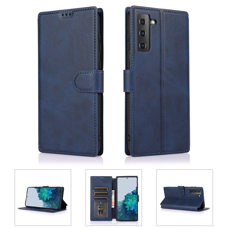 For Samsung Galaxy S21+ 5G Shockproof PU + TPU Leather Phone Case