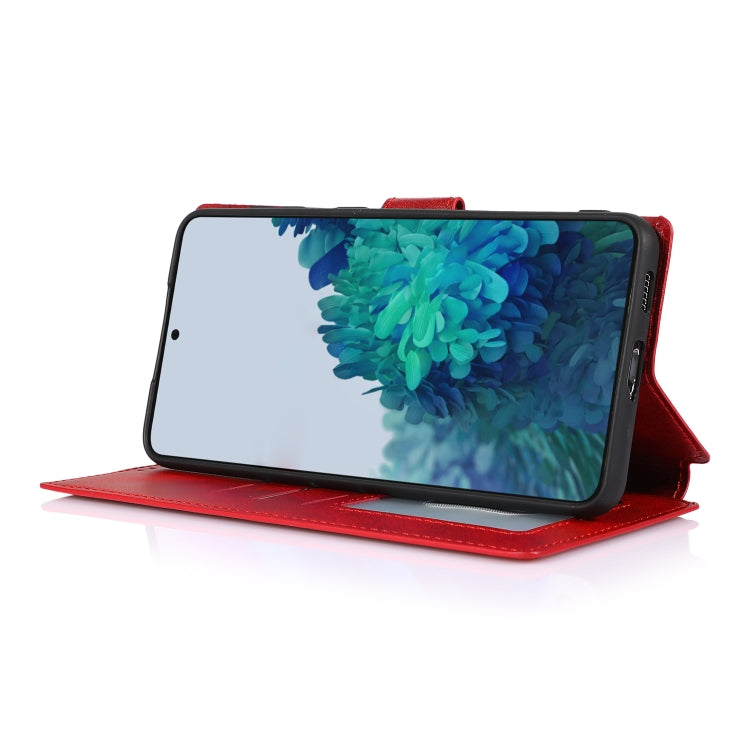 For Samsung Galaxy S21+ 5G Shockproof PU + TPU Leather Phone Case