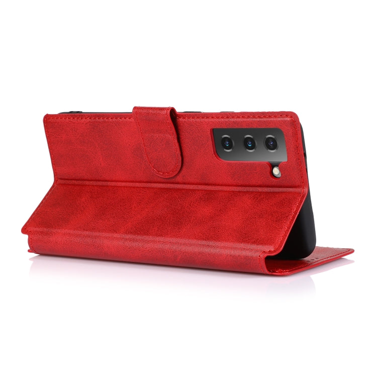 For Samsung Galaxy S21+ 5G Shockproof PU + TPU Leather Phone Case