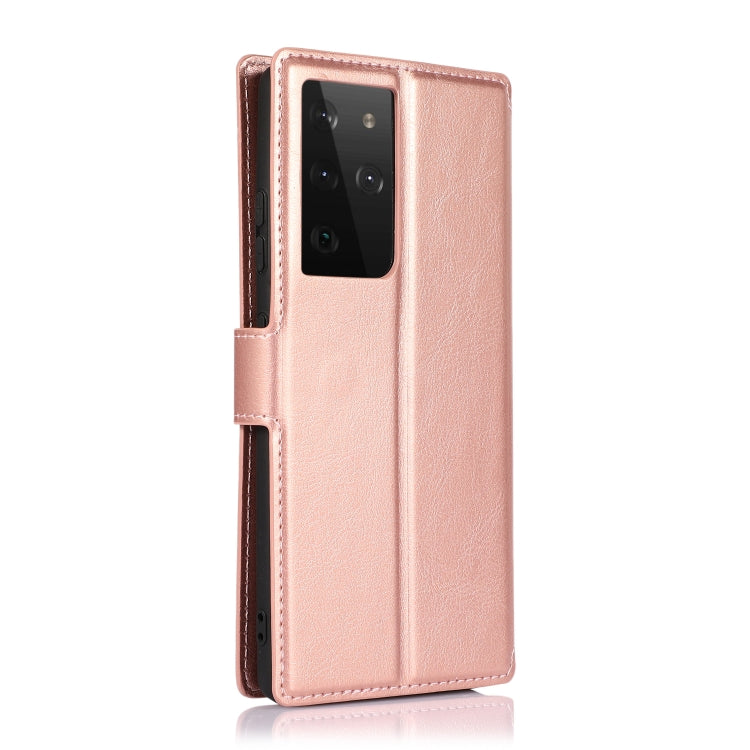 For Samsung Galaxy S21 Ultra 5G Shockproof PU + TPU Leather Phone Case