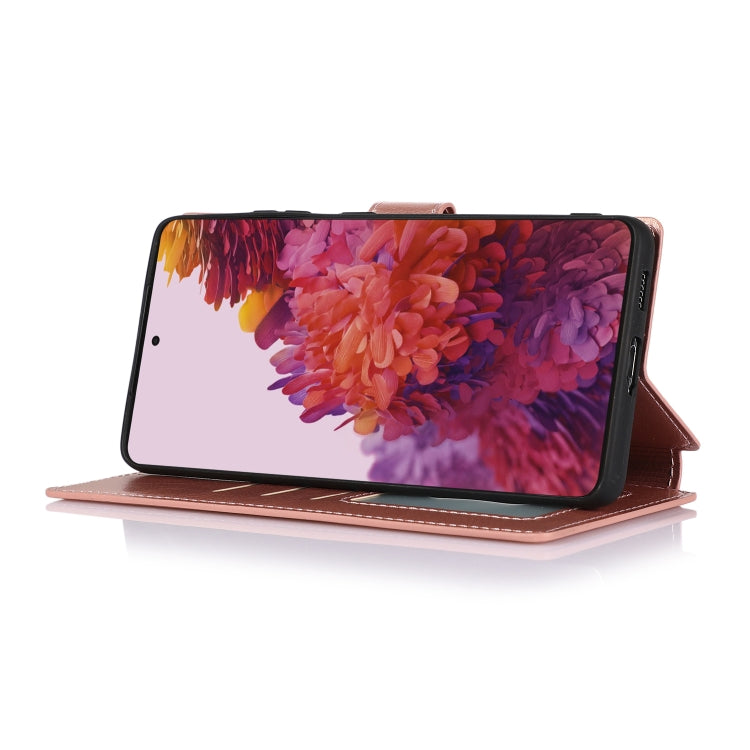 For Samsung Galaxy S21 Ultra 5G Shockproof PU + TPU Leather Phone Case