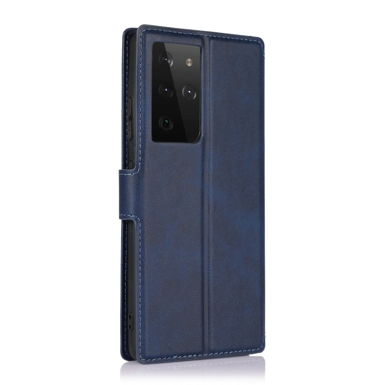 For Samsung Galaxy S21 Ultra 5G Shockproof PU + TPU Leather Phone Case