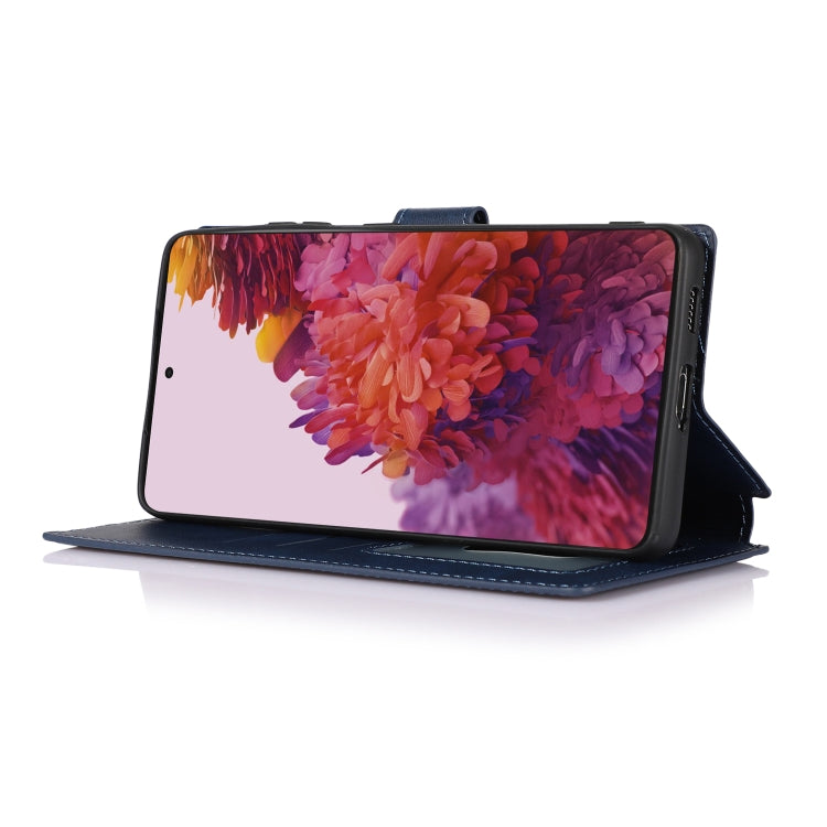 For Samsung Galaxy S21 Ultra 5G Shockproof PU + TPU Leather Phone Case
