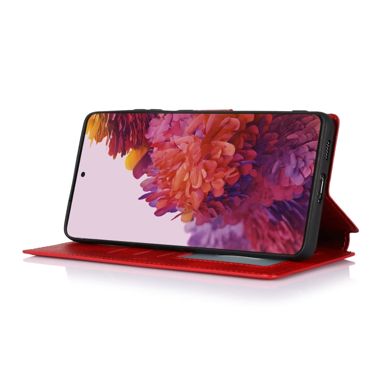 For Samsung Galaxy S21 Ultra 5G Shockproof PU + TPU Leather Phone Case