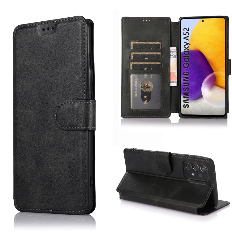 For Samsung Galaxy A52 5G / 4G Shockproof PU + TPU Leather Phone Case