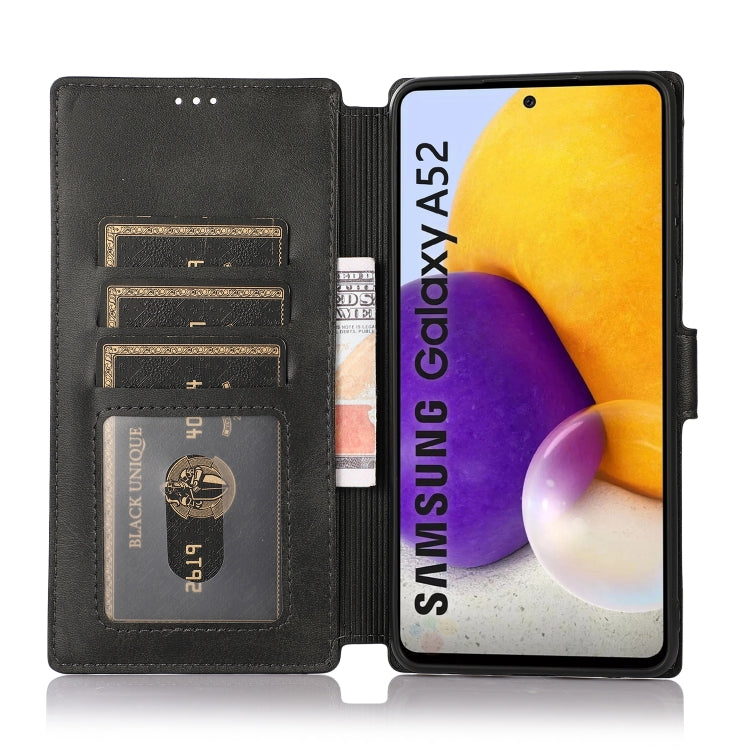 For Samsung Galaxy A52 5G / 4G Shockproof PU + TPU Leather Phone Case