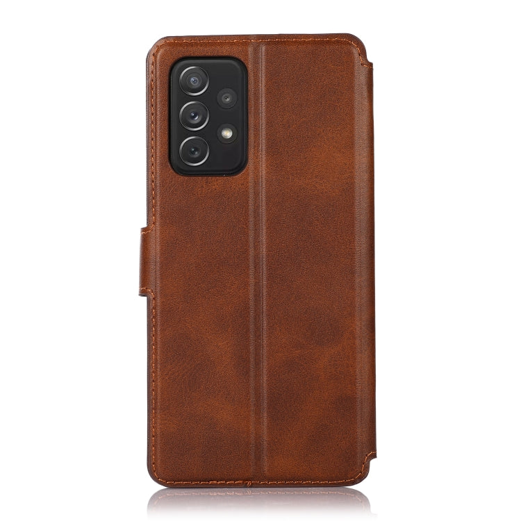 For Samsung Galaxy A52 5G / 4G Shockproof PU + TPU Leather Phone Case