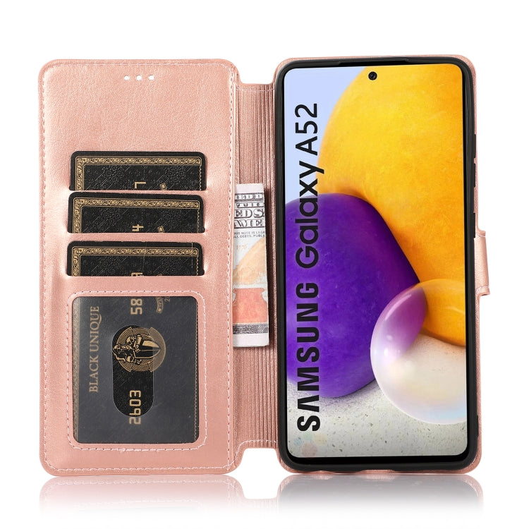For Samsung Galaxy A52 5G / 4G Shockproof PU + TPU Leather Phone Case