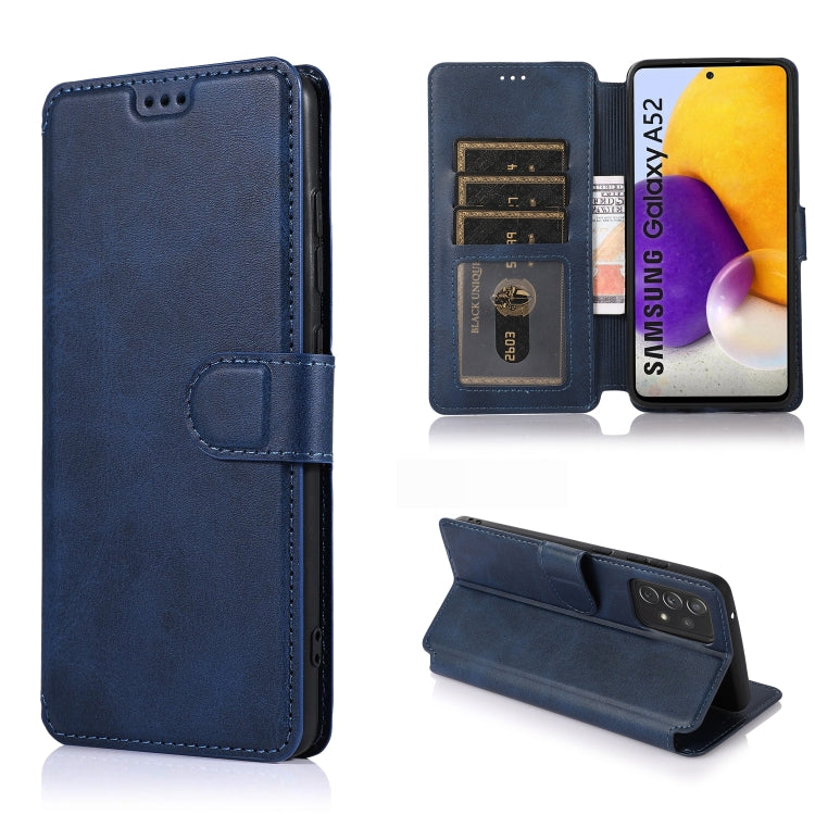 For Samsung Galaxy A52 5G / 4G Shockproof PU + TPU Leather Phone Case
