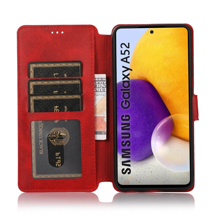 For Samsung Galaxy A52 5G / 4G Shockproof PU + TPU Leather Phone Case
