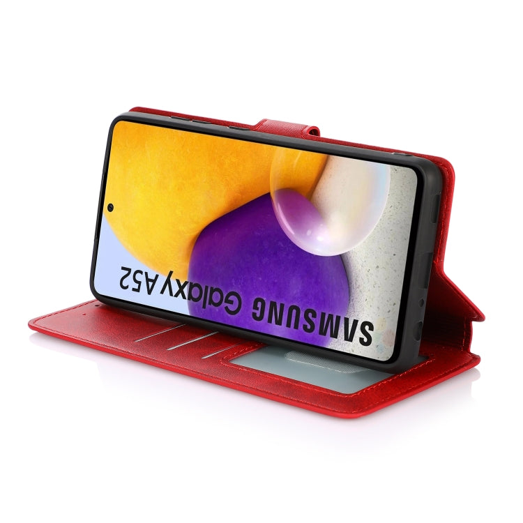 For Samsung Galaxy A52 5G / 4G Shockproof PU + TPU Leather Phone Case