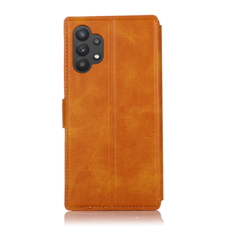 For Samsung Galaxy A32 Shockproof PU + TPU Leather Phone Case