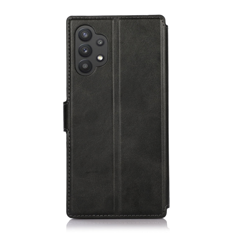 For Samsung Galaxy A32 Shockproof PU + TPU Leather Phone Case