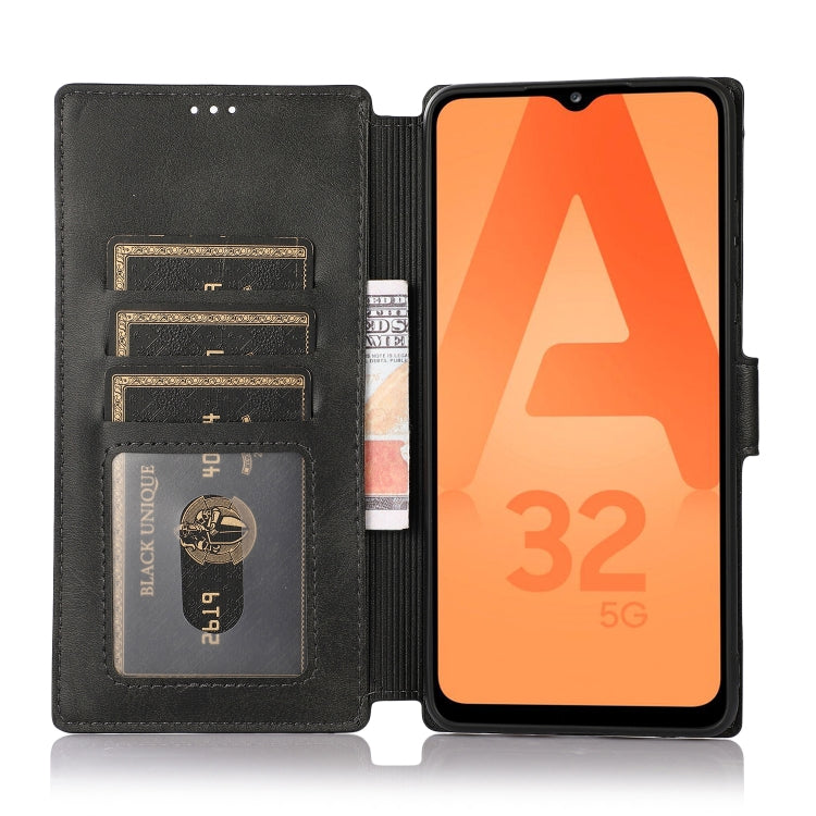 For Samsung Galaxy A32 Shockproof PU + TPU Leather Phone Case