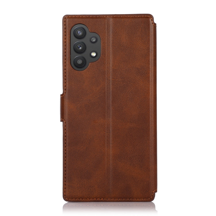 For Samsung Galaxy A32 Shockproof PU + TPU Leather Phone Case