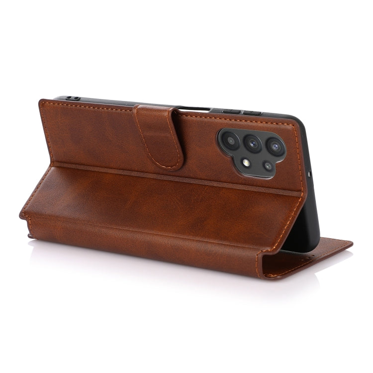 For Samsung Galaxy A32 Shockproof PU + TPU Leather Phone Case