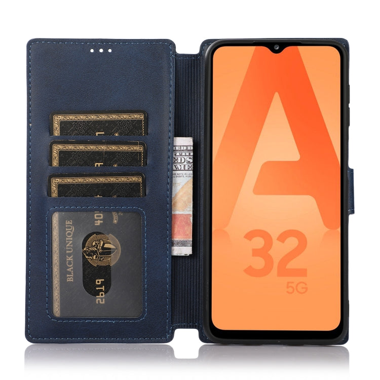 For Samsung Galaxy A32 Shockproof PU + TPU Leather Phone Case