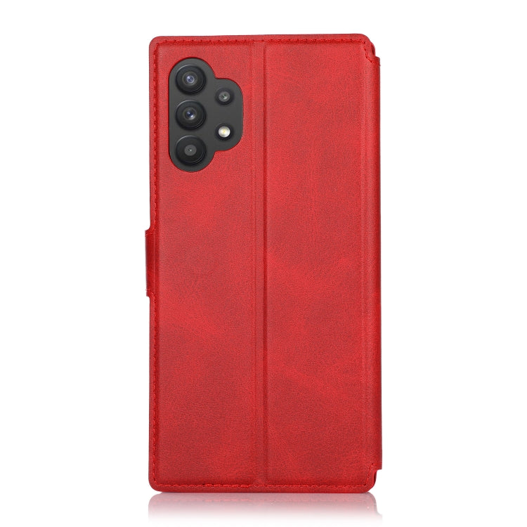 For Samsung Galaxy A32 Shockproof PU + TPU Leather Phone Case