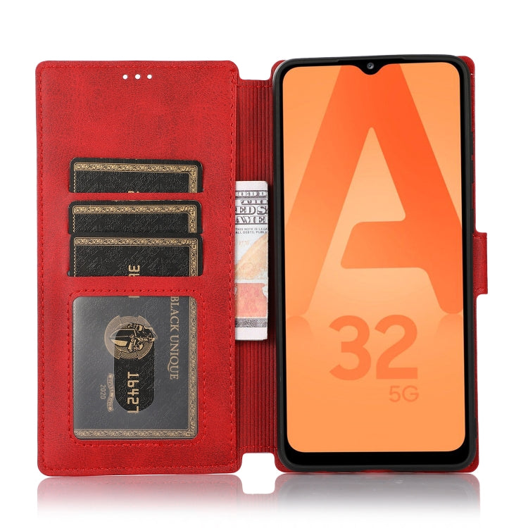 For Samsung Galaxy A32 Shockproof PU + TPU Leather Phone Case
