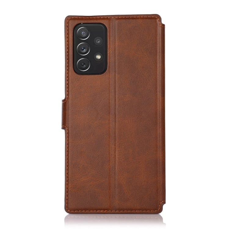 For Samsung Galaxy A72 5G / 4G Shockproof PU + TPU Leather Phone Case