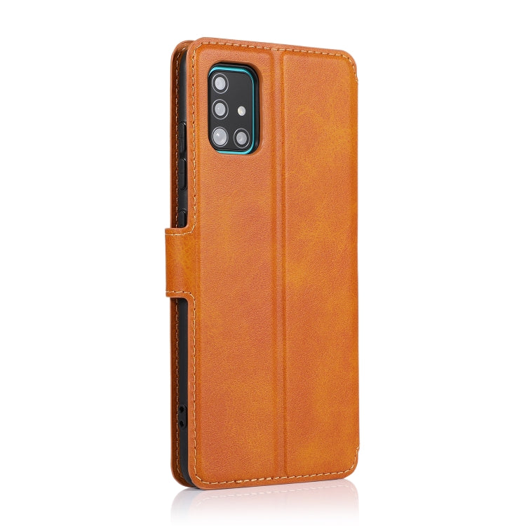 For Samsung Galaxy A51 Shockproof PU + TPU Leather Phone Case