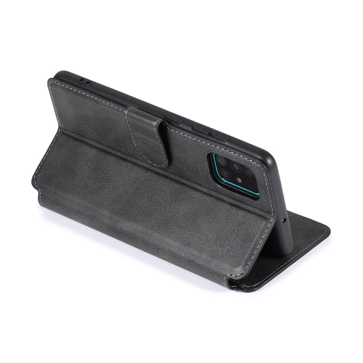 For Samsung Galaxy A51 Shockproof PU + TPU Leather Phone Case