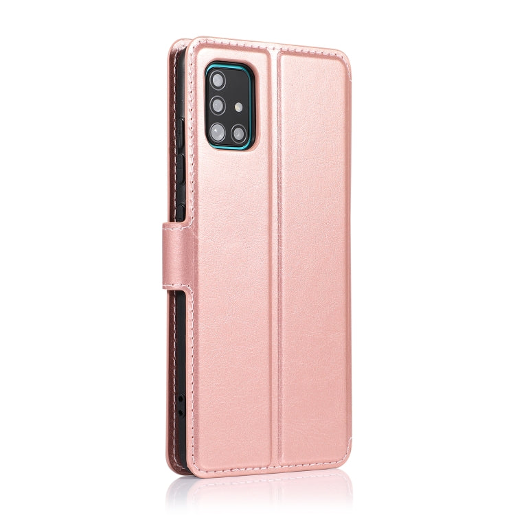 For Samsung Galaxy A51 Shockproof PU + TPU Leather Phone Case