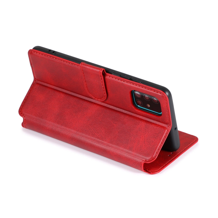 For Samsung Galaxy A51 Shockproof PU + TPU Leather Phone Case