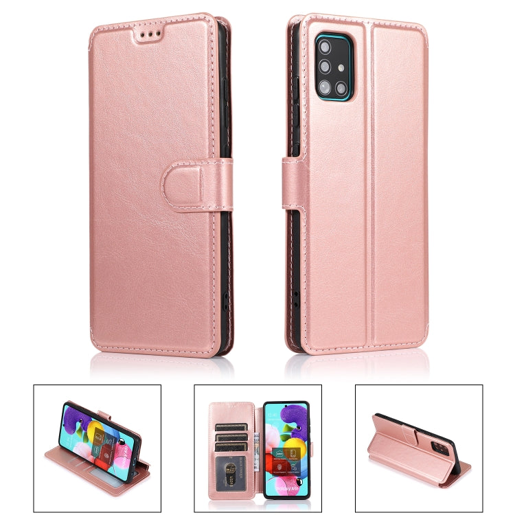 For Samsung Galaxy A71 Shockproof PU + TPU Leather Phone Case
