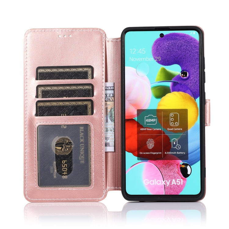 For Samsung Galaxy A71 Shockproof PU + TPU Leather Phone Case