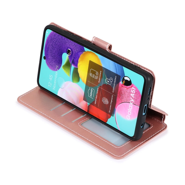 For Samsung Galaxy A71 Shockproof PU + TPU Leather Phone Case