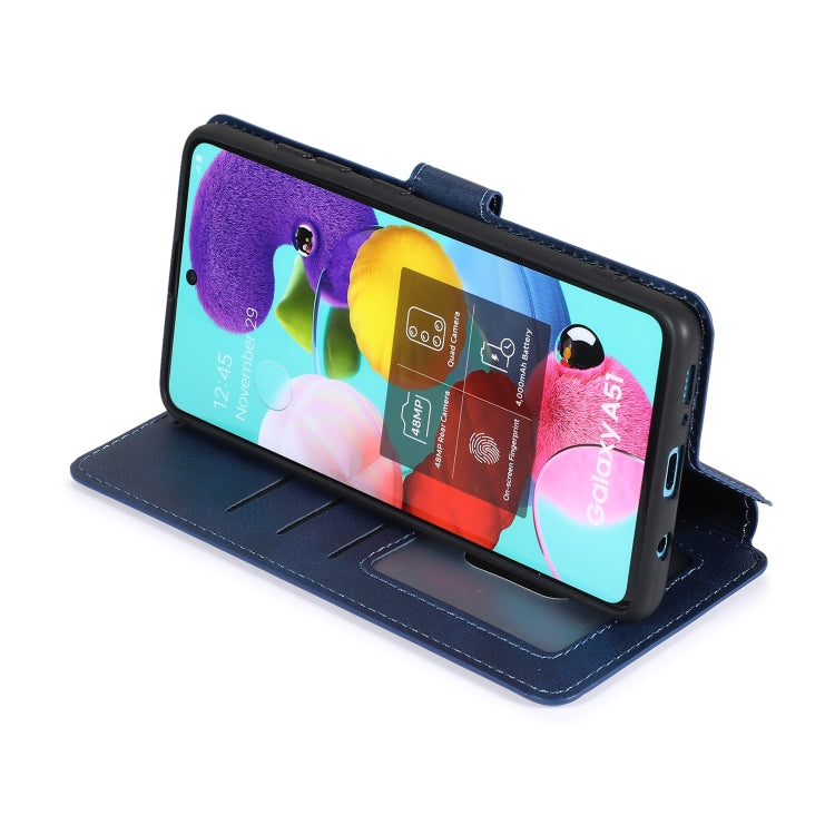 For Samsung Galaxy A71 Shockproof PU + TPU Leather Phone Case