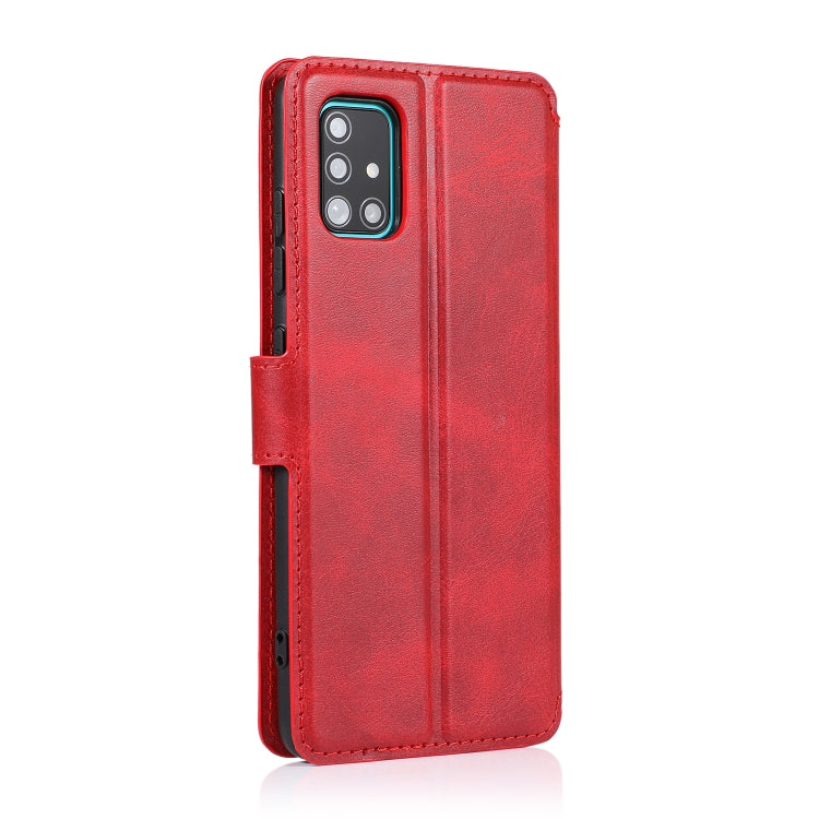 For Samsung Galaxy A71 Shockproof PU + TPU Leather Phone Case