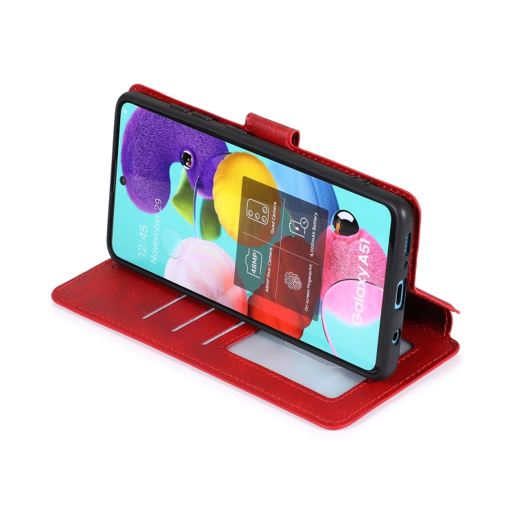 For Samsung Galaxy A71 Shockproof PU + TPU Leather Phone Case