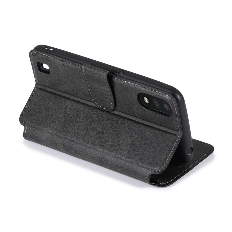 For Samsung Galaxy A01 Shockproof PU + TPU Leather Phone Case