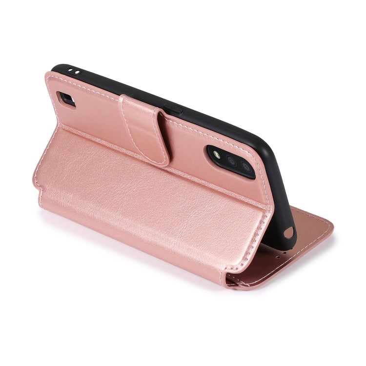 For Samsung Galaxy A01 Shockproof PU + TPU Leather Phone Case