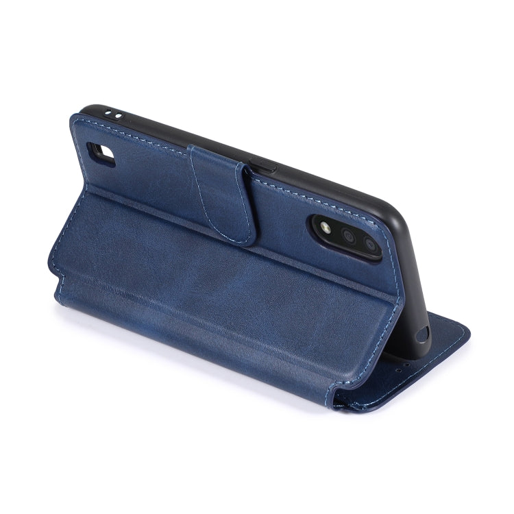 For Samsung Galaxy A01 Shockproof PU + TPU Leather Phone Case