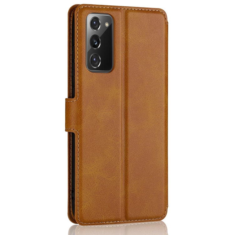 For Samsung Galaxy S20 FE Shockproof PU + TPU Leather Phone Case