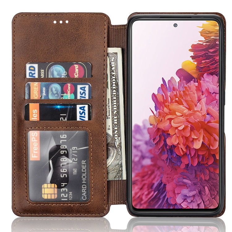 For Samsung Galaxy S20 FE Shockproof PU + TPU Leather Phone Case