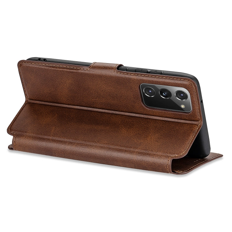 For Samsung Galaxy S20 FE Shockproof PU + TPU Leather Phone Case
