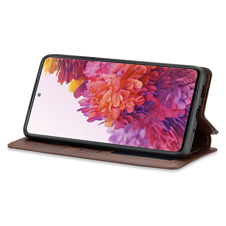 For Samsung Galaxy S20 FE Shockproof PU + TPU Leather Phone Case