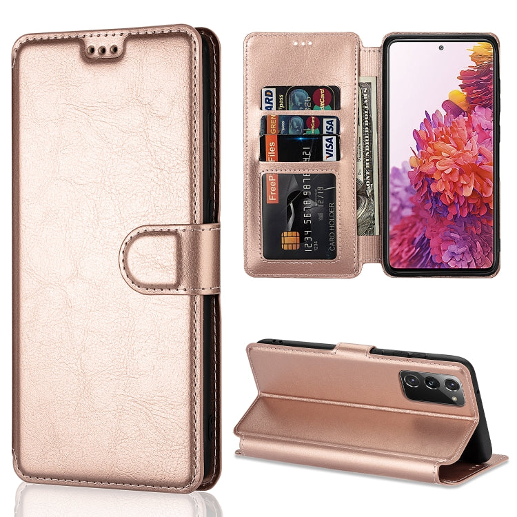 For Samsung Galaxy S20 FE Shockproof PU + TPU Leather Phone Case