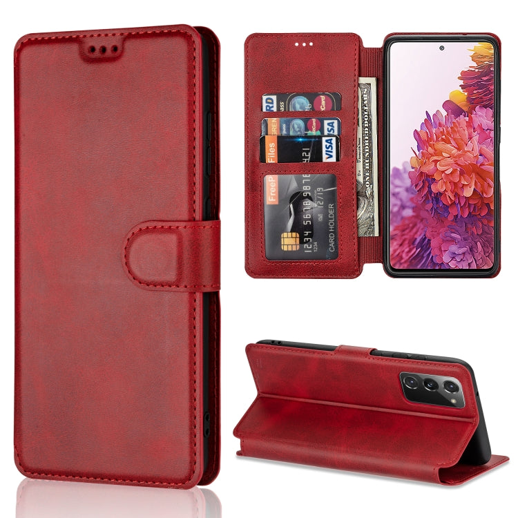 For Samsung Galaxy S20 FE Shockproof PU + TPU Leather Phone Case