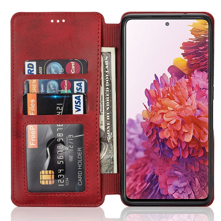 For Samsung Galaxy S20 FE Shockproof PU + TPU Leather Phone Case