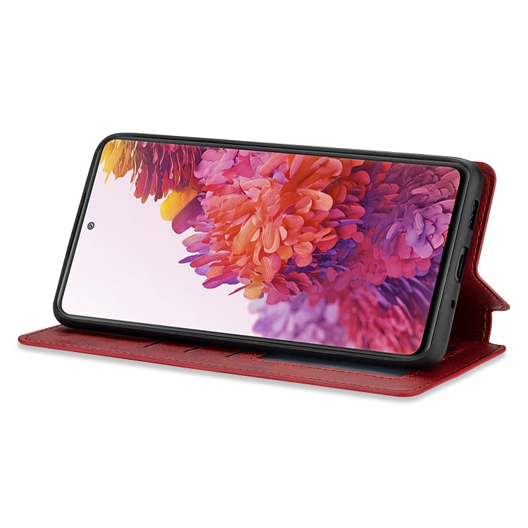 For Samsung Galaxy S20 FE Shockproof PU + TPU Leather Phone Case