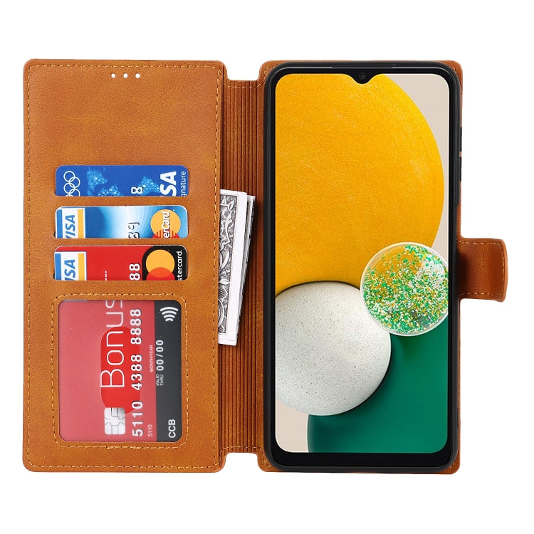 For Samsung Galaxy A13 5G Shockproof PU + TPU Leather Phone Case