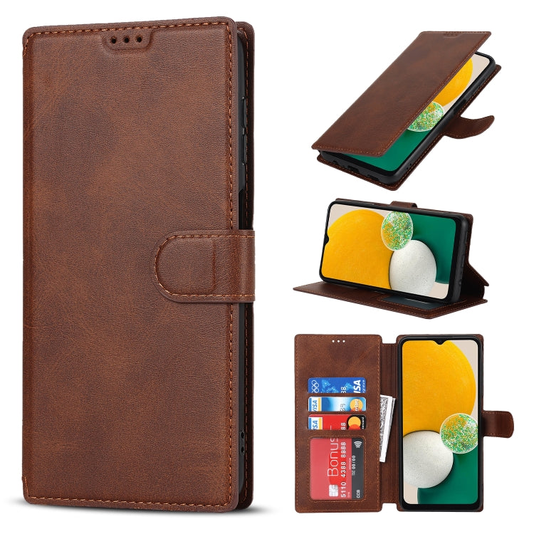 For Samsung Galaxy A13 5G Shockproof PU + TPU Leather Phone Case