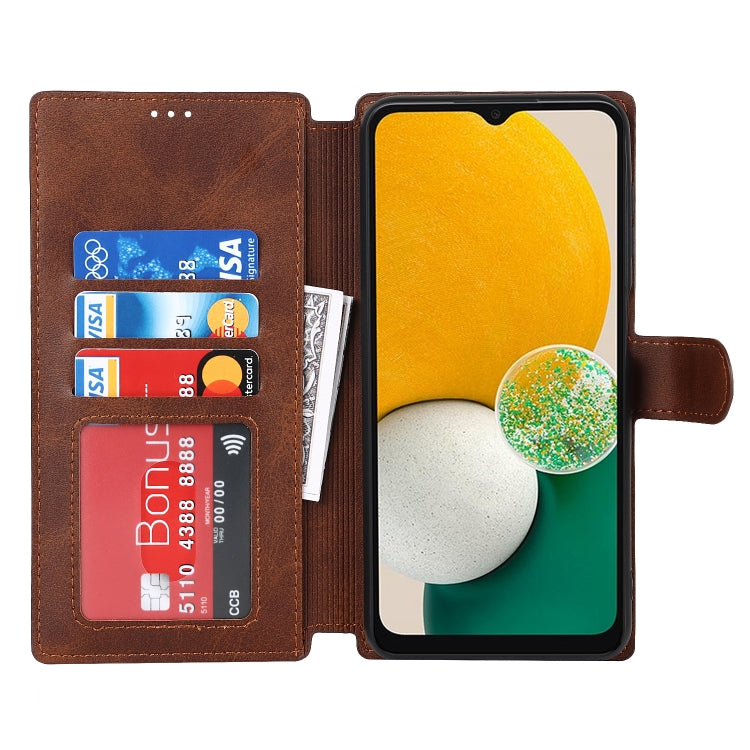For Samsung Galaxy A13 5G Shockproof PU + TPU Leather Phone Case